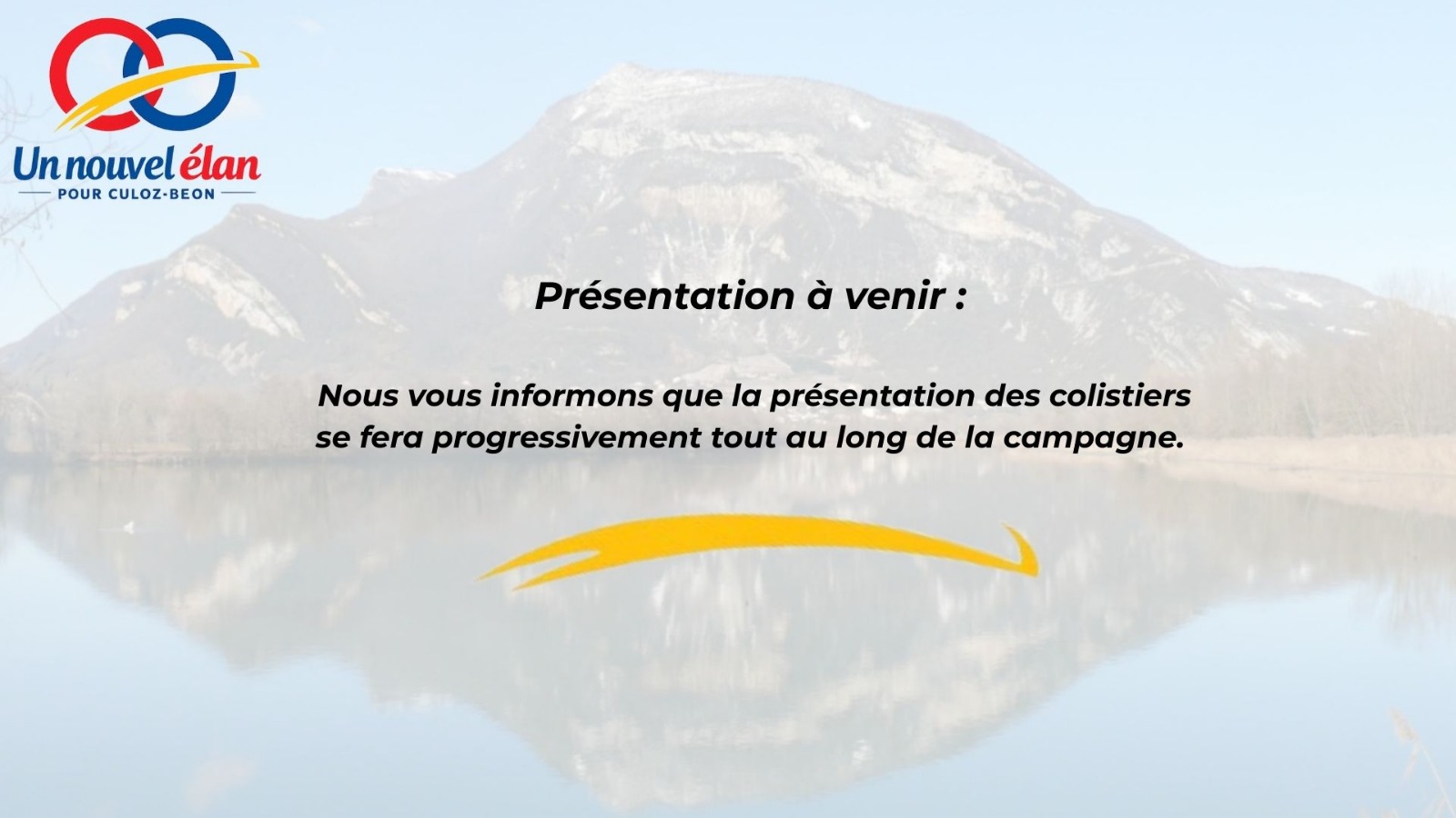 Christophe BERARDI - Un Nouvel Élan pour Culoz-Béon