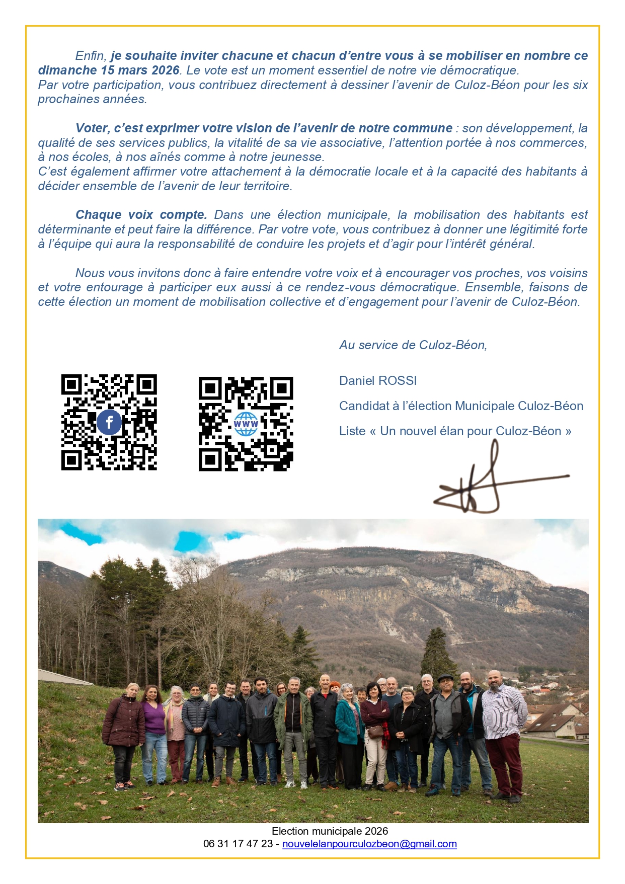 Actualités - Un nouvel élan pour Culoz-Béon